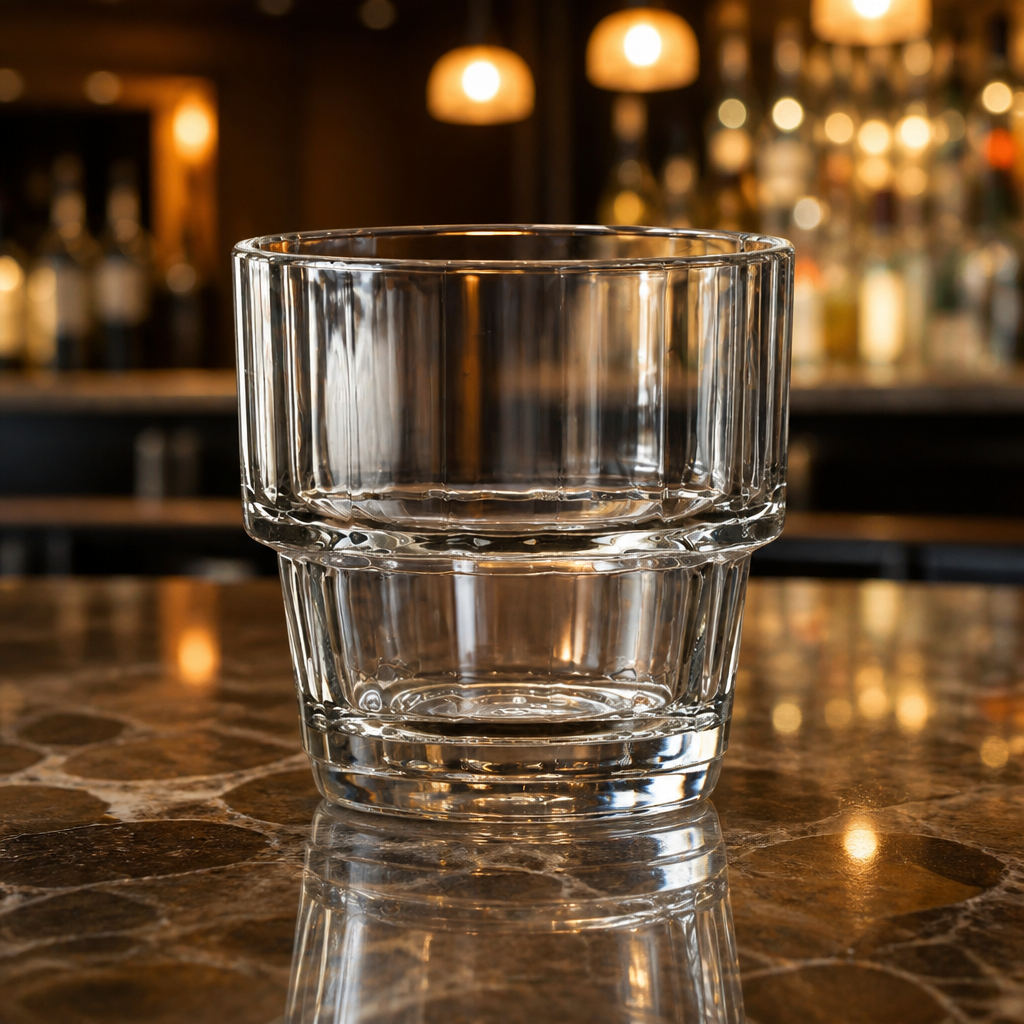 Commercial stackable cocktail tumblers 260ml - 6 pack