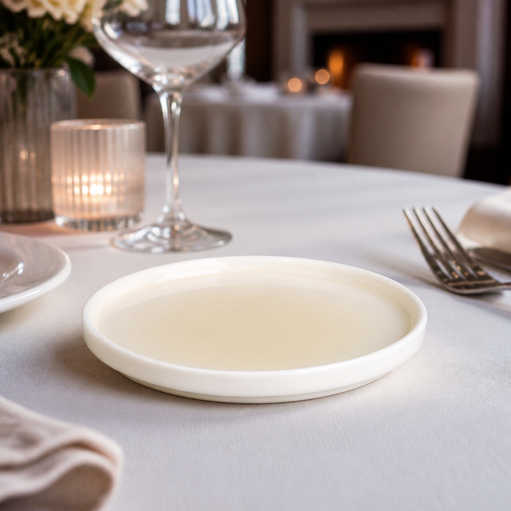 Commercial Fondant Plates Lemon 156mm - 6 Pack