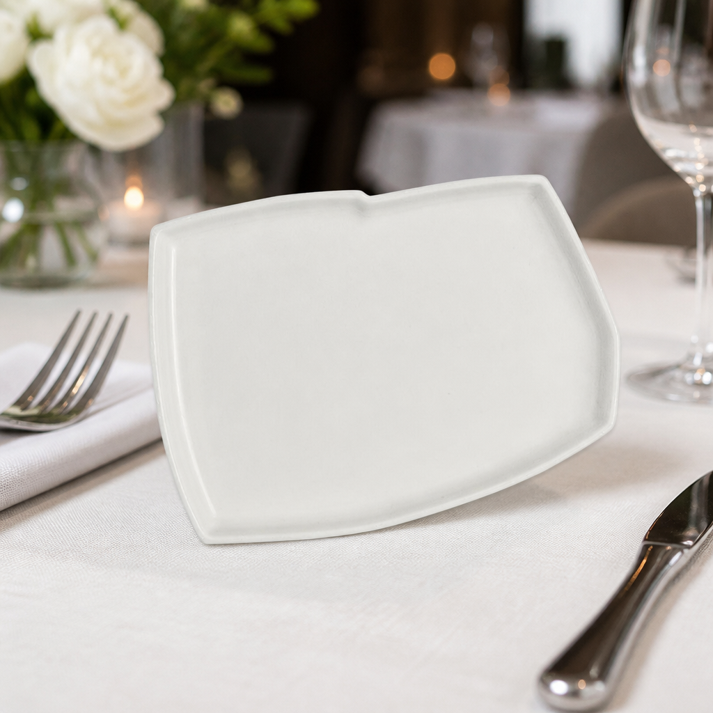 Geometric Trays 150x108mm for food presentation, 12 pack