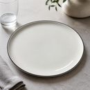 Commercial Coupe Plates 254mm White Rimless Design 12 Pack