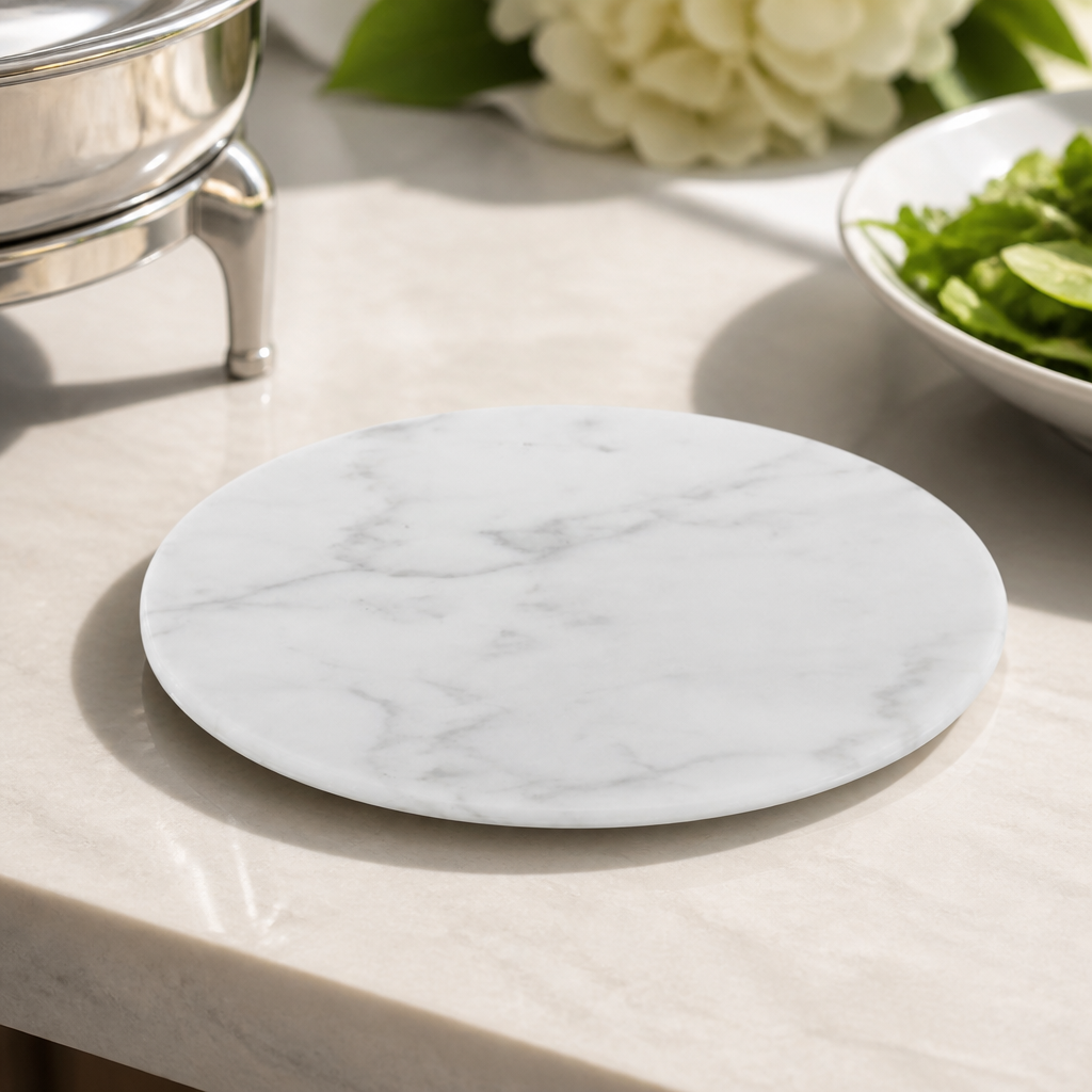 Commercial Round Marble Plate 160mm Dishwasher Safe Stackable