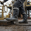 Premium Heavy Duty Rigger Safety Boot with Steel Toe Cap, Slip-Resistant Sole, and Water-Resistant Leather for Optimal Protection