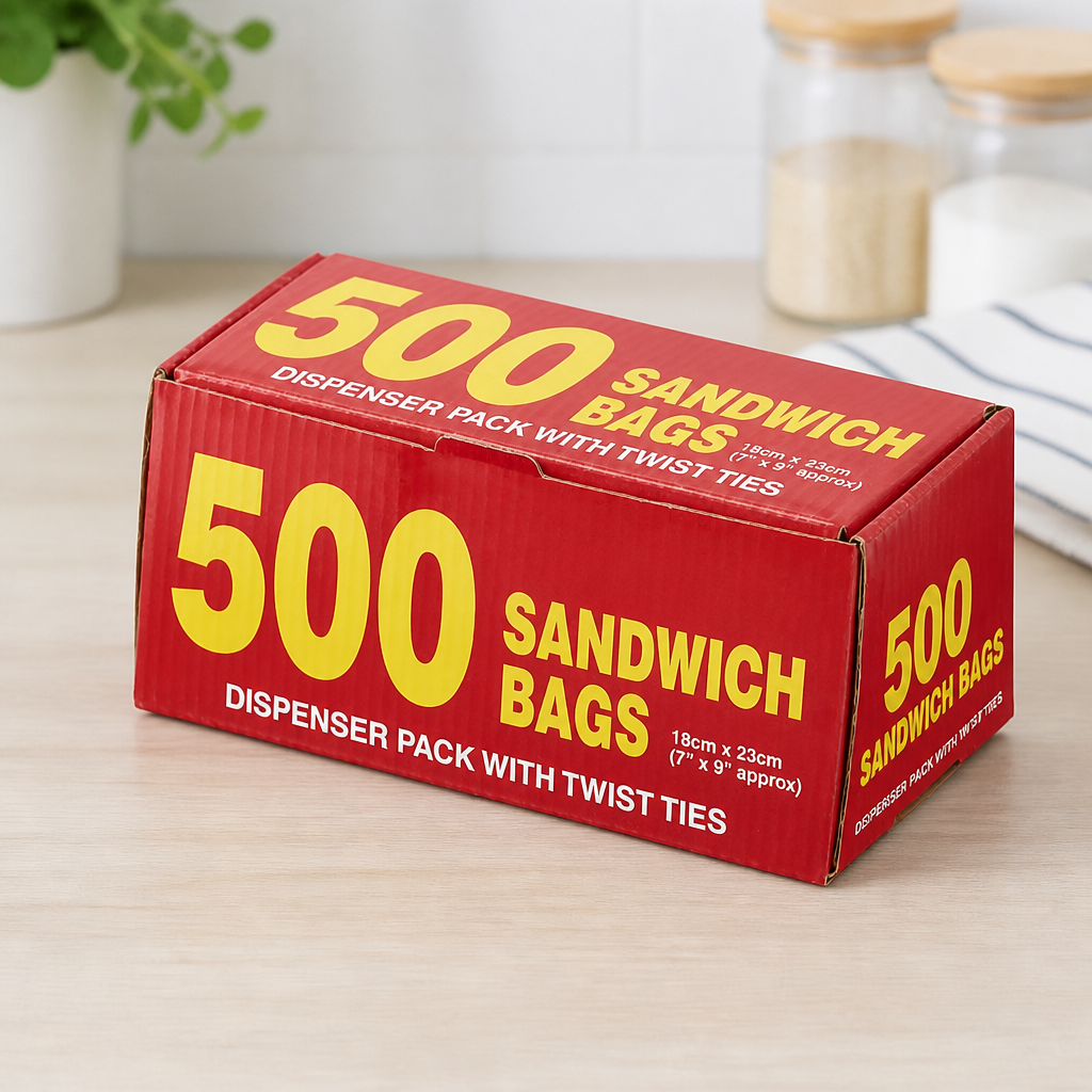 Commercial Food Storage Bags 180x230mm 500 Pack