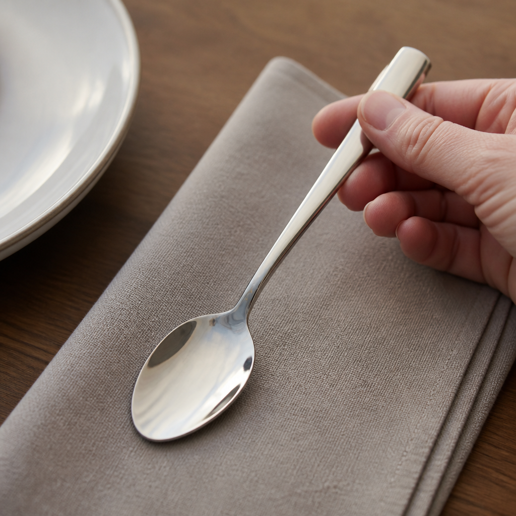 Commercial stainless steel table spoons 12 pack 199.6mm