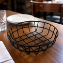 Round Stainless Steel Bread Basket 203mm for Commercial Use