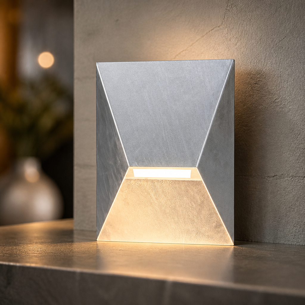 Pontio 15 Outdoor Wall Light Galvanised for outdoor use