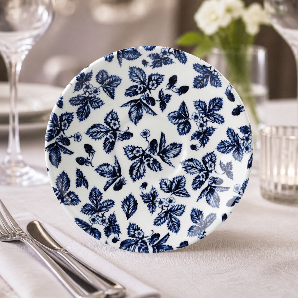 Commercial Vintage Prints Georgian Saucers 141mm 12 Pack