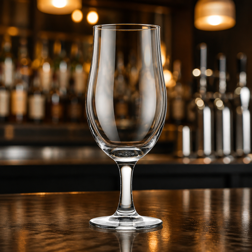 Commercial Stemmed Beer Glasses 13.5oz 6 Pack for Bars