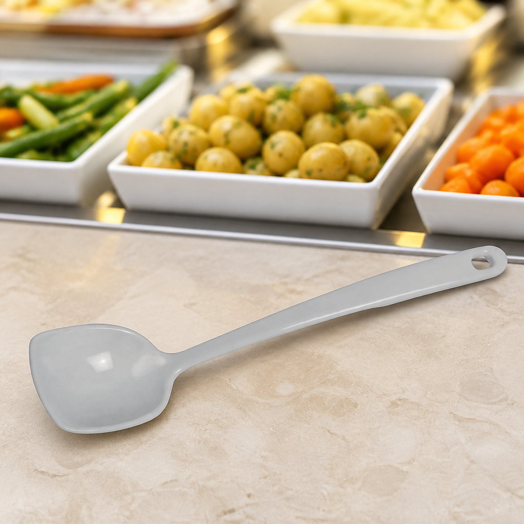 10 inch melamine serving spoon for catering and home use