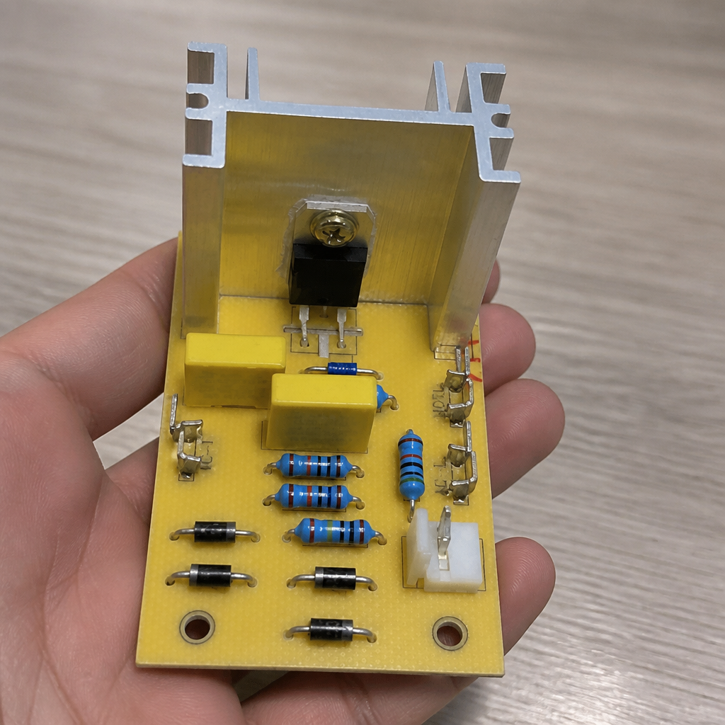 Replacement yellow tin PCB for commercial kitchen blenders