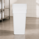 Commercial Swing Top Waste Bin 50L White Colour-Coded
