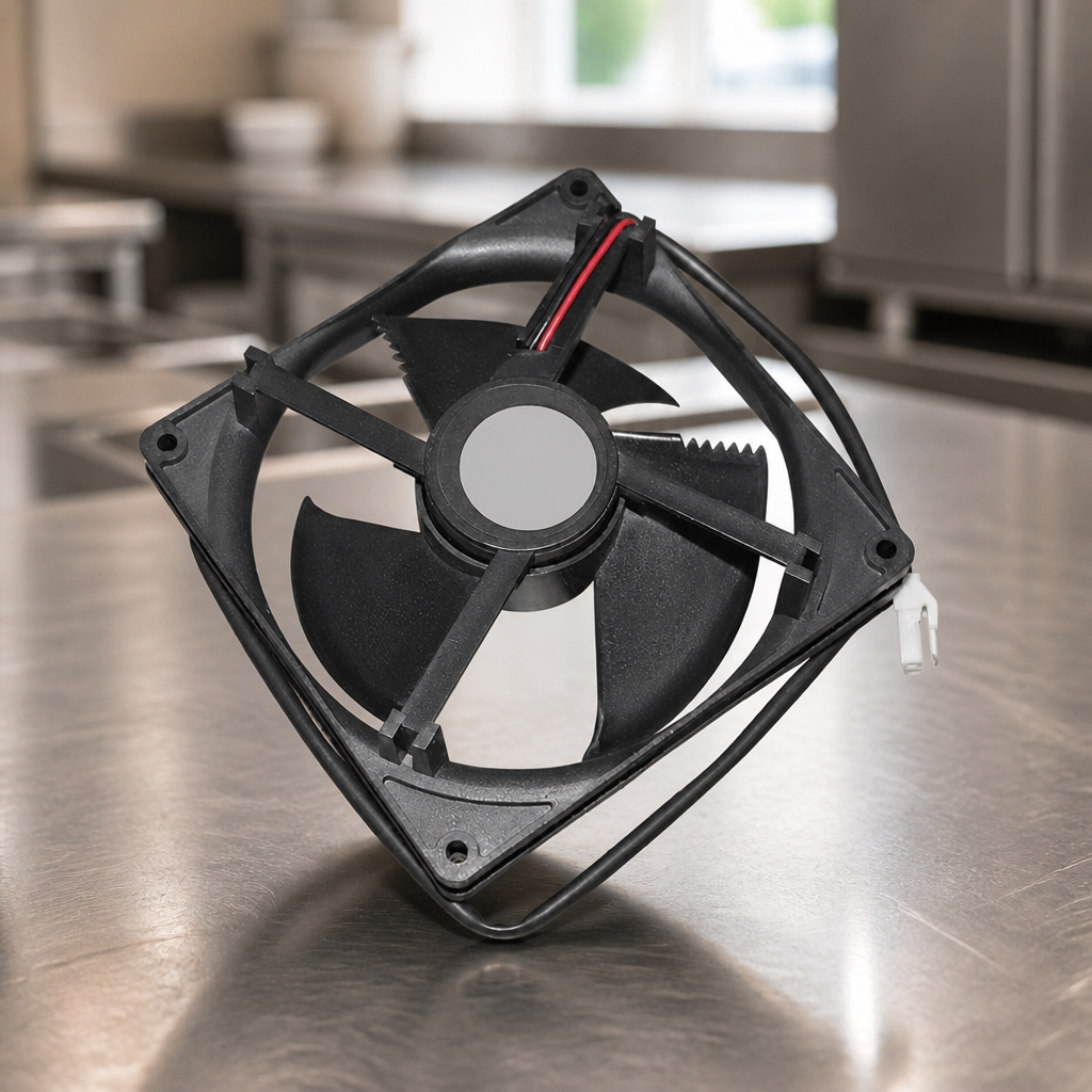 Commercial Under Counter Fridge Circuit Fan 12V Black 40x125mm