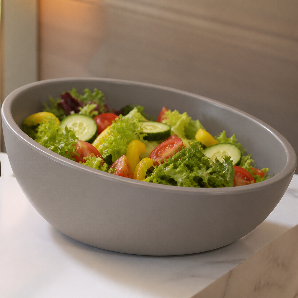 Commercial sloping bowl 260mm diameter 1.5Ltr melamine