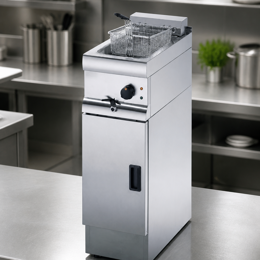 9Ltr Commercial Free Standing Electric Fryer with Dial Control