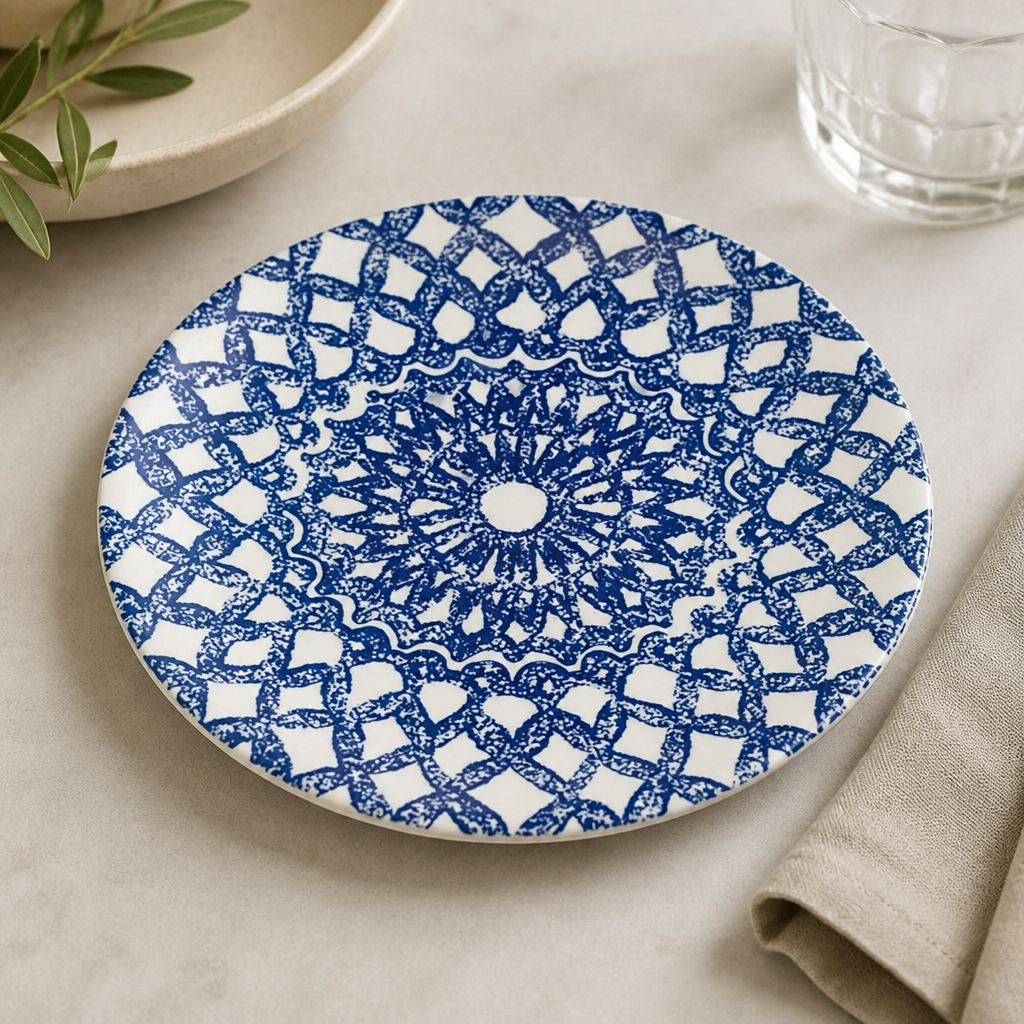 Commercial Coupe Plates Nomad Blue 153mm - 12 Pack