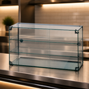 Commercial Ambient Display Cabinet with Glass Sides 883mm Wide