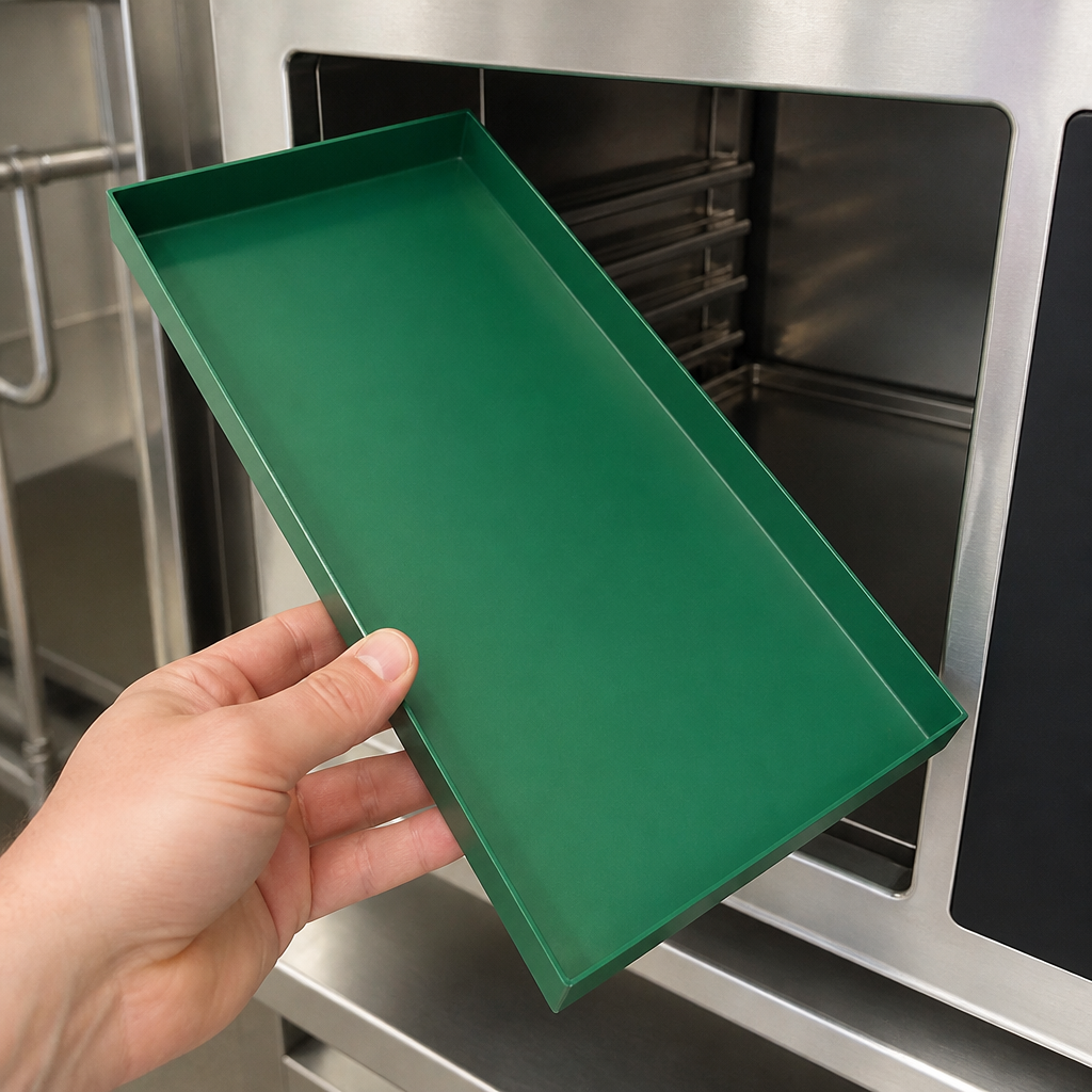 Commercial Half Size Green Deep Cooking Tray for ovens