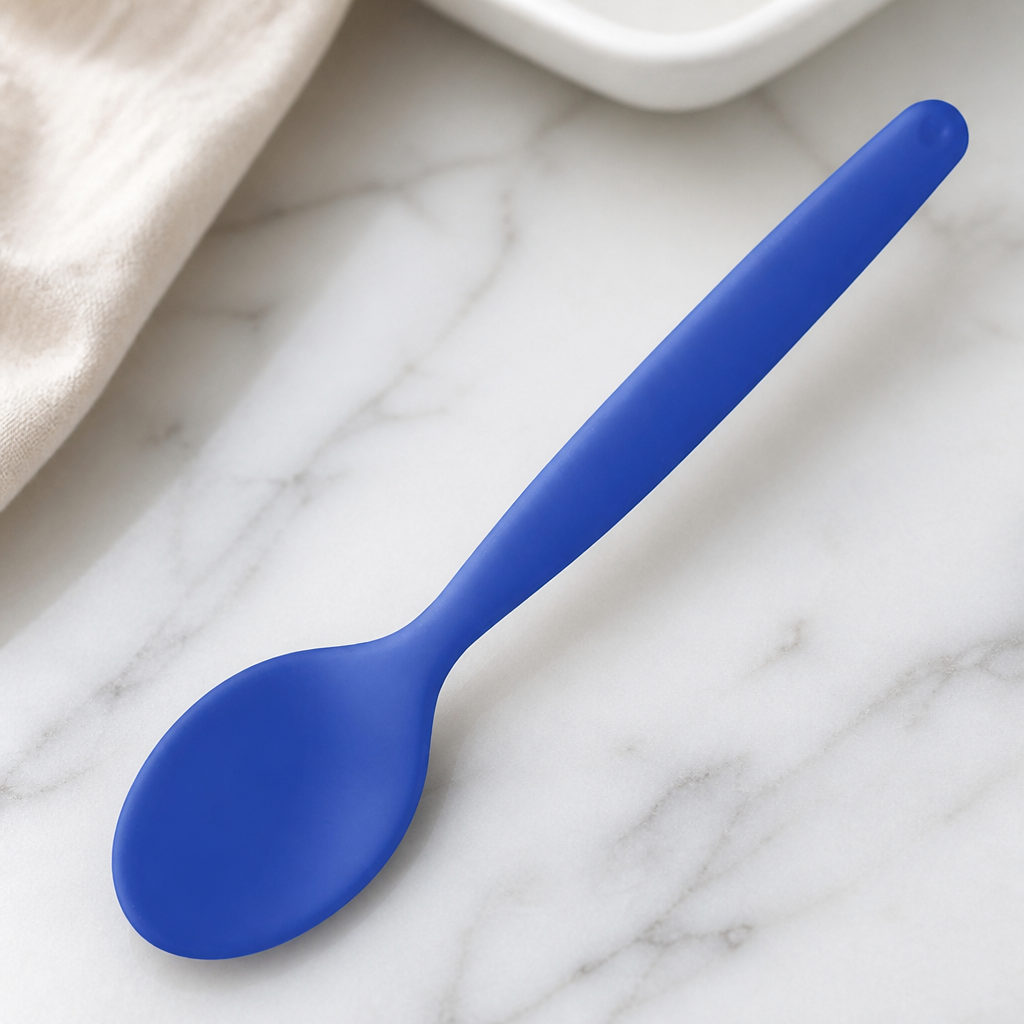 Commercial Polypropylene Teaspoons 143mm Blue Pack of 12