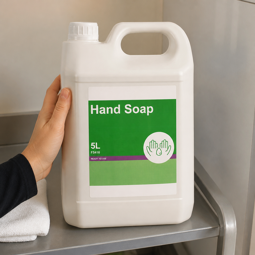 Commercial 5L soap dispenser with plant-based biodegradable formula