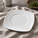 Commercial Large Square Plates 300mm White Porcelain 6 Pack