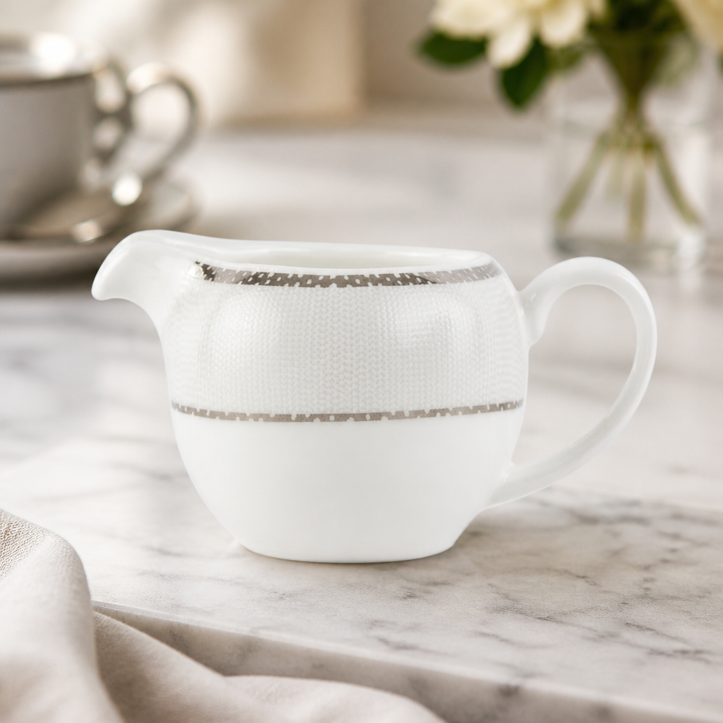 Silverline bone china milk jug 60ml for afternoon tea (6 pack)