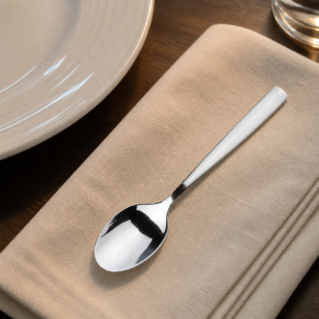Commercial Stainless Steel Tea Spoon 12 Pack 137mm