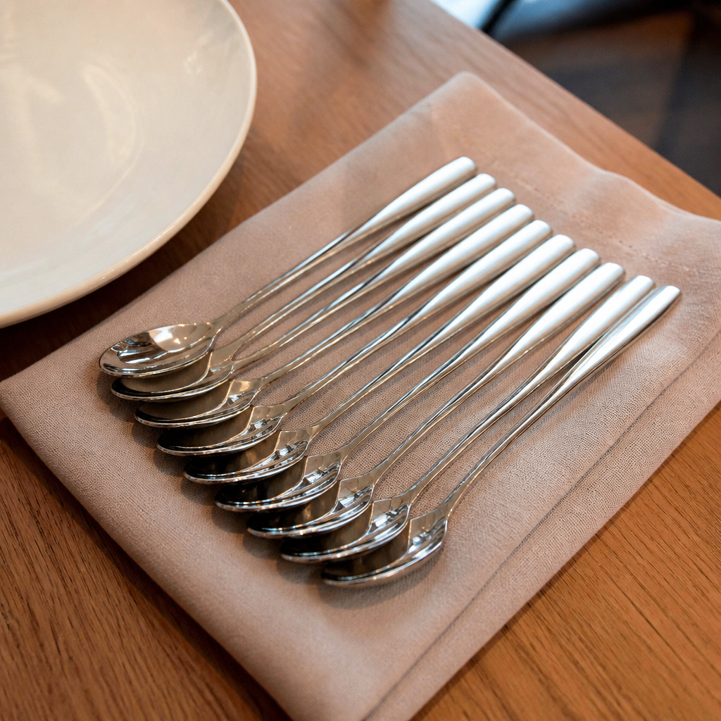 Commercial cocktail spoons 12 pack stainless steel cutlery