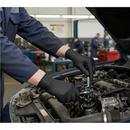 Premium Eco-Friendly Nitrile Gloves with Moisture-Wicking Layer and High Abrasion Resistance for Superior Grip