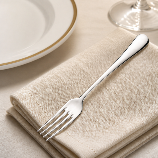 Commercial Dessert Forks 12 Pack 18/10 Stainless Steel Silver