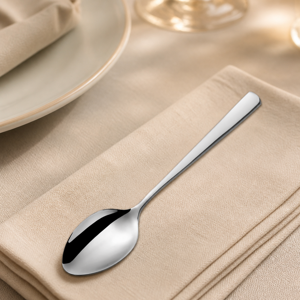 Commercial Stainless Steel Dessert Spoons 12 Pack