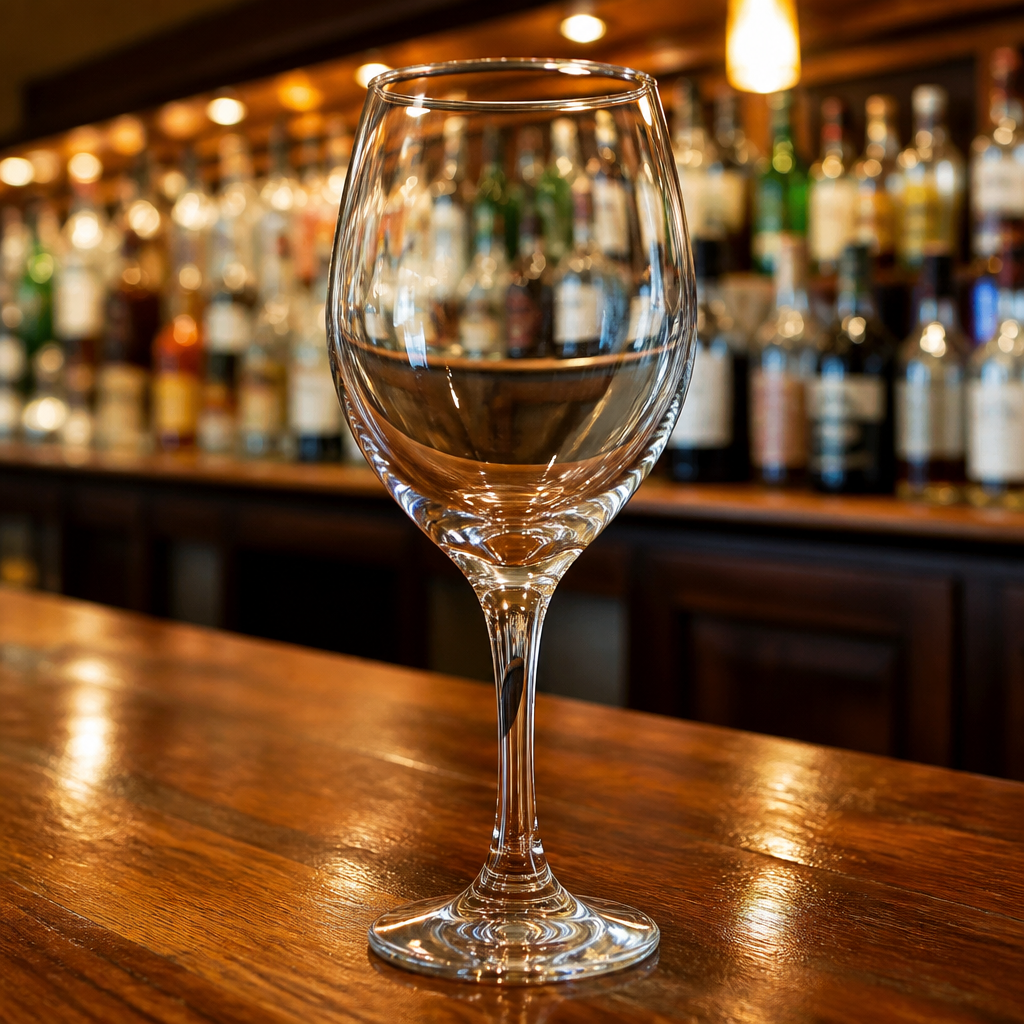 Commercial 320ml Wine Glasses - Durable Stemware for Bars