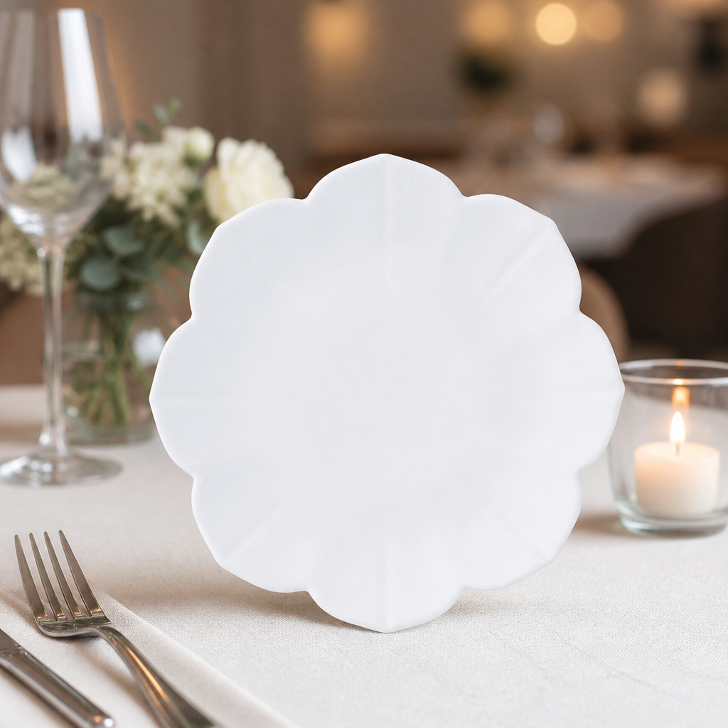 Commercial Coupe Plates 215mm Pack of 12 Bone China