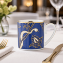 Commercial Bone China Coffee Can Cups 100ml Dark Blue 12 Pack