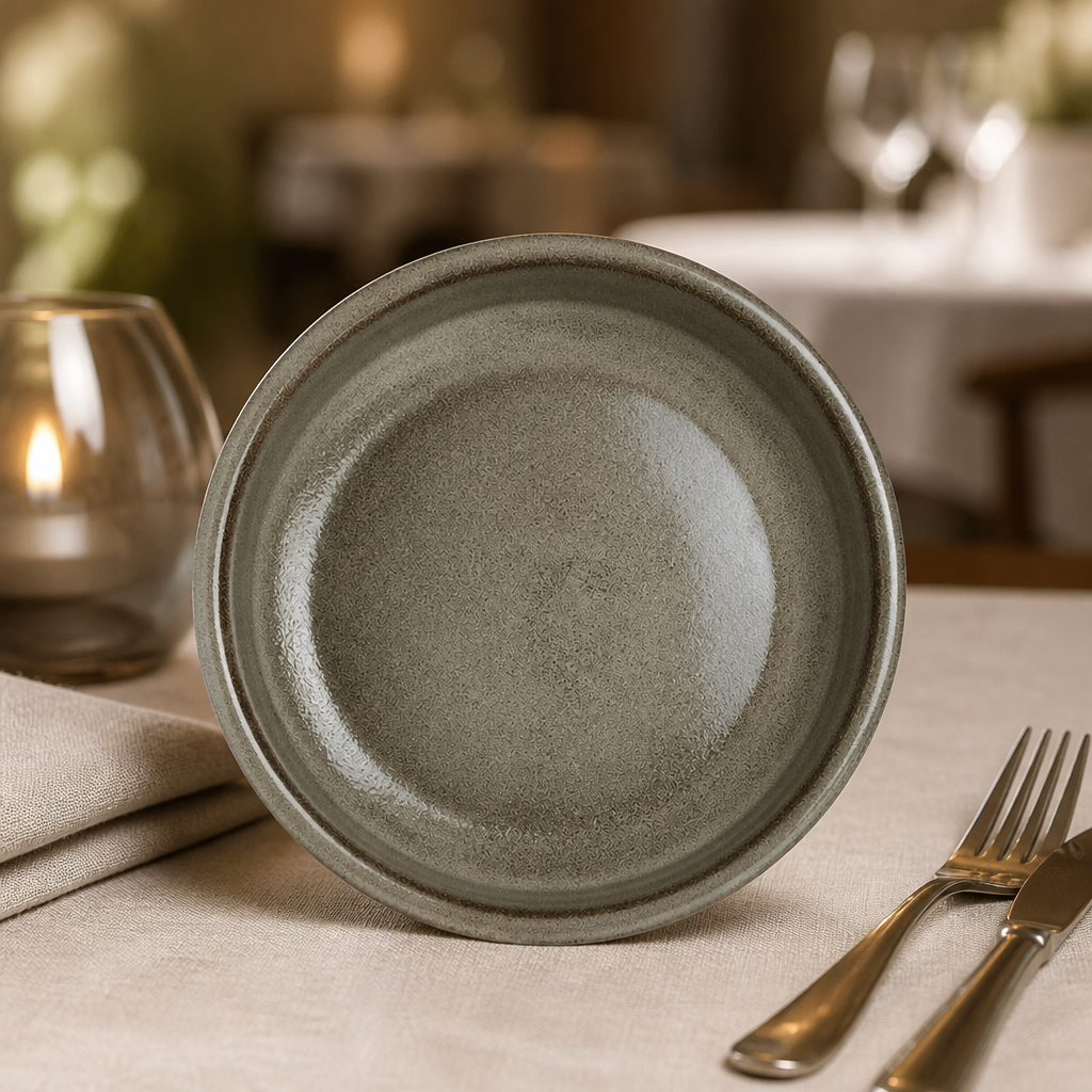 Commercial Round Deep Dishes 165mm - 24 Pack Artisan Style