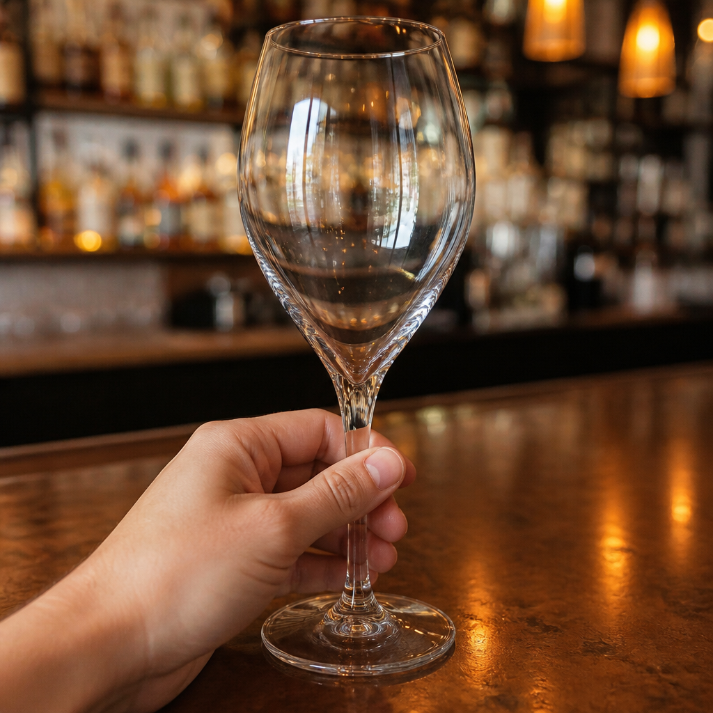 Commercial 450ml clear wine glasses 24 pack