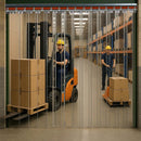 PVC Strips 300mm Ribbed 80% – Swivel Hinge Mount Linear Metre