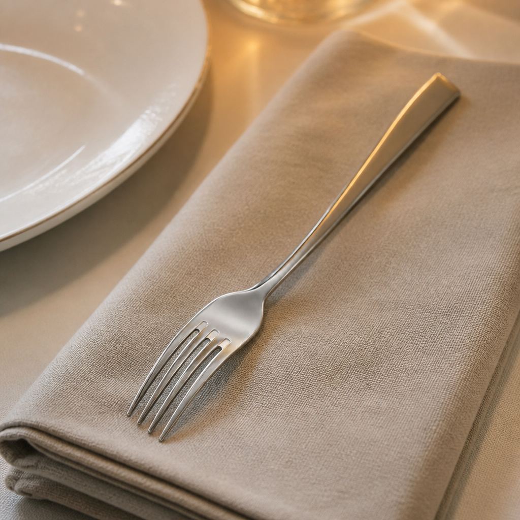 Set of 12 commercial cocktail forks for bar service