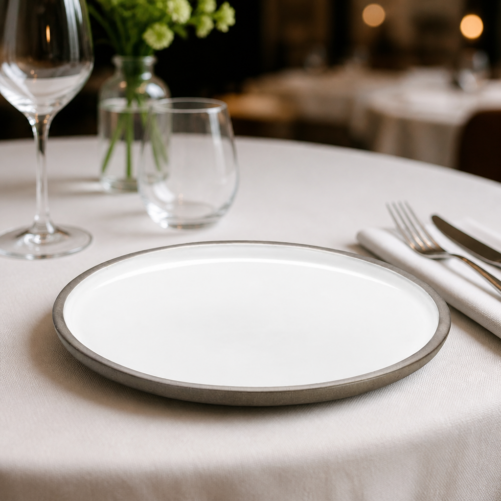 Commercial Stoneware Plates 220mm 6 Pack