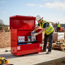 Professional Heavy Duty Flambank Site Chest with Secure Storage, Fire Resistance, and COSHH Compliance