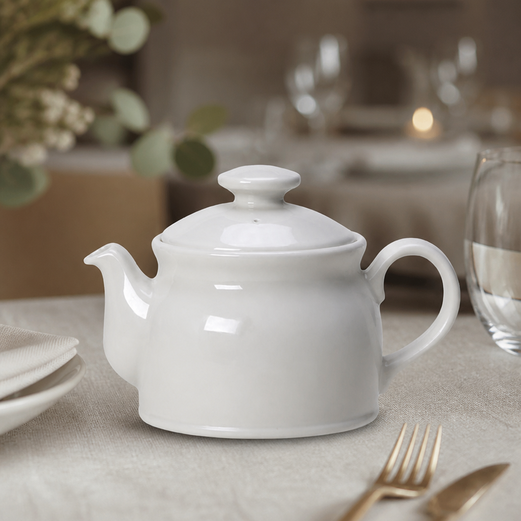 Commercial 425ml teapot for cafes and tearooms