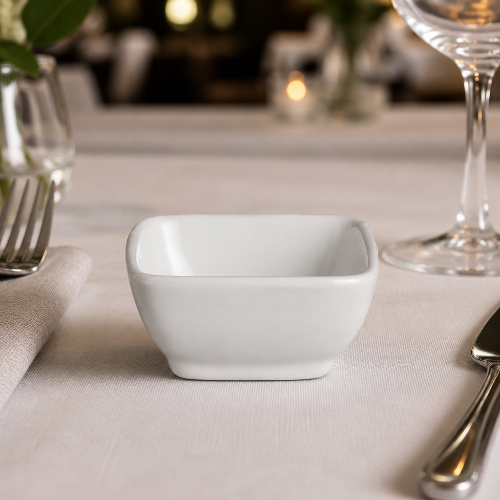 Commercial Miniature Dipping Bowls 60mm 12 Pack Porcelain