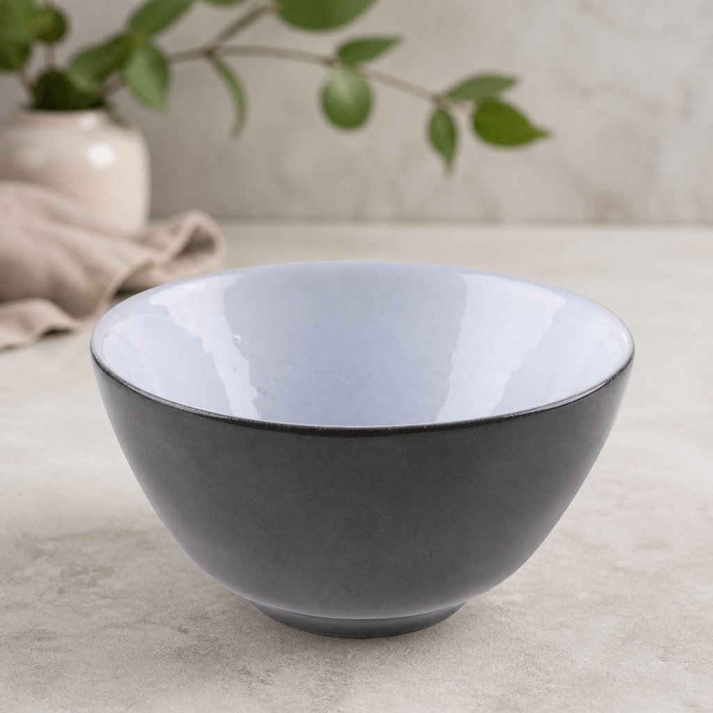 Commercial Raw Deep Bowls Charcoal 140mm - 6 Pack