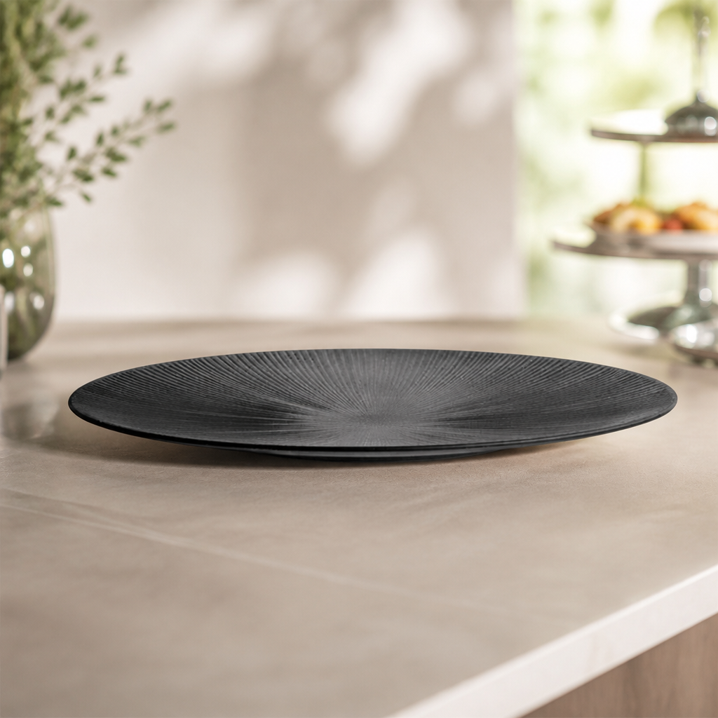 500mm Commercial Melamine Serving Platter for Catering Buffets