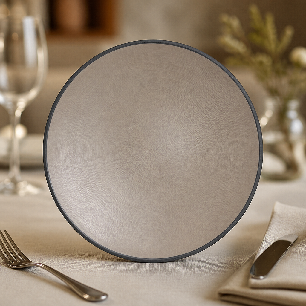 203mm Commercial Round Melamine Plates - 24 Pack