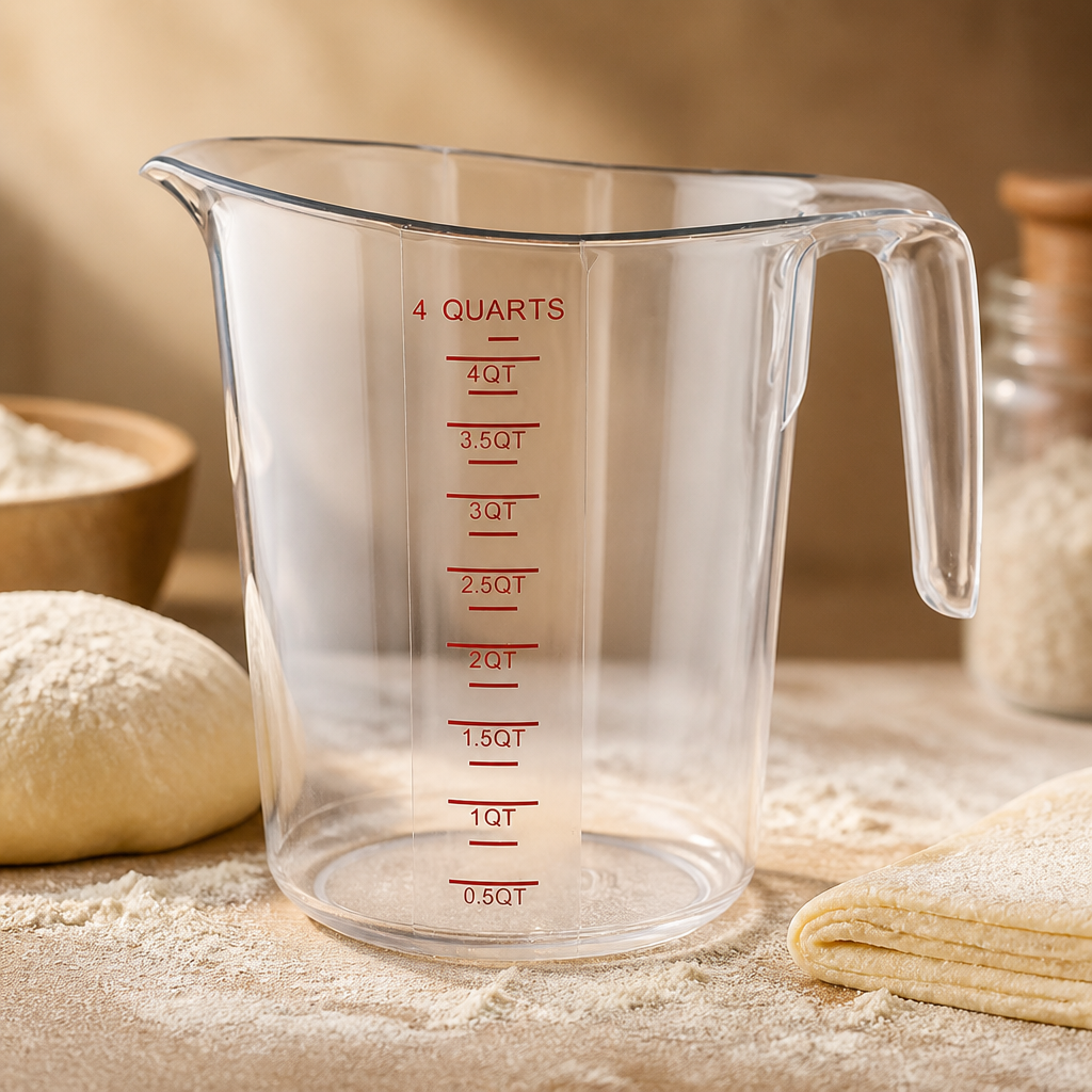 4Ltr shatter resistant polycarbonate measuring jug
