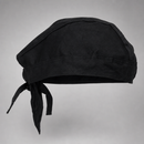Commercial Adjustable Headwrap Black for Catering Staff