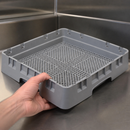 Commercial Flatware Rack 67mm Height for Warewashing 500x500mm
