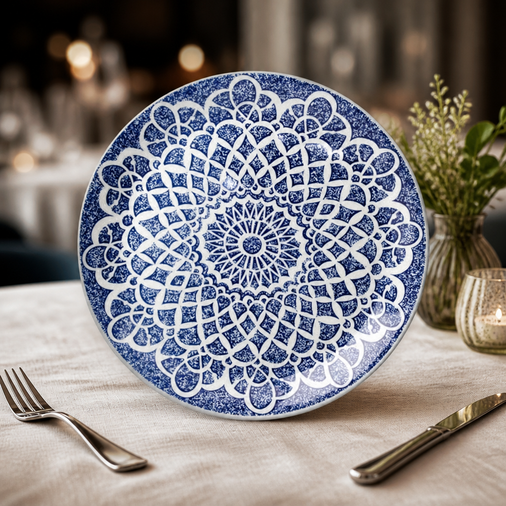 Commercial Coupe Plates 255mm Nomad Blue - 12 Pack