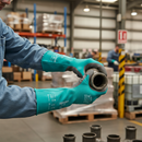 Premium Antistatic Nitrile Chemical Gloves with Cut Resistance and Grip Technology for High-Risk Environments