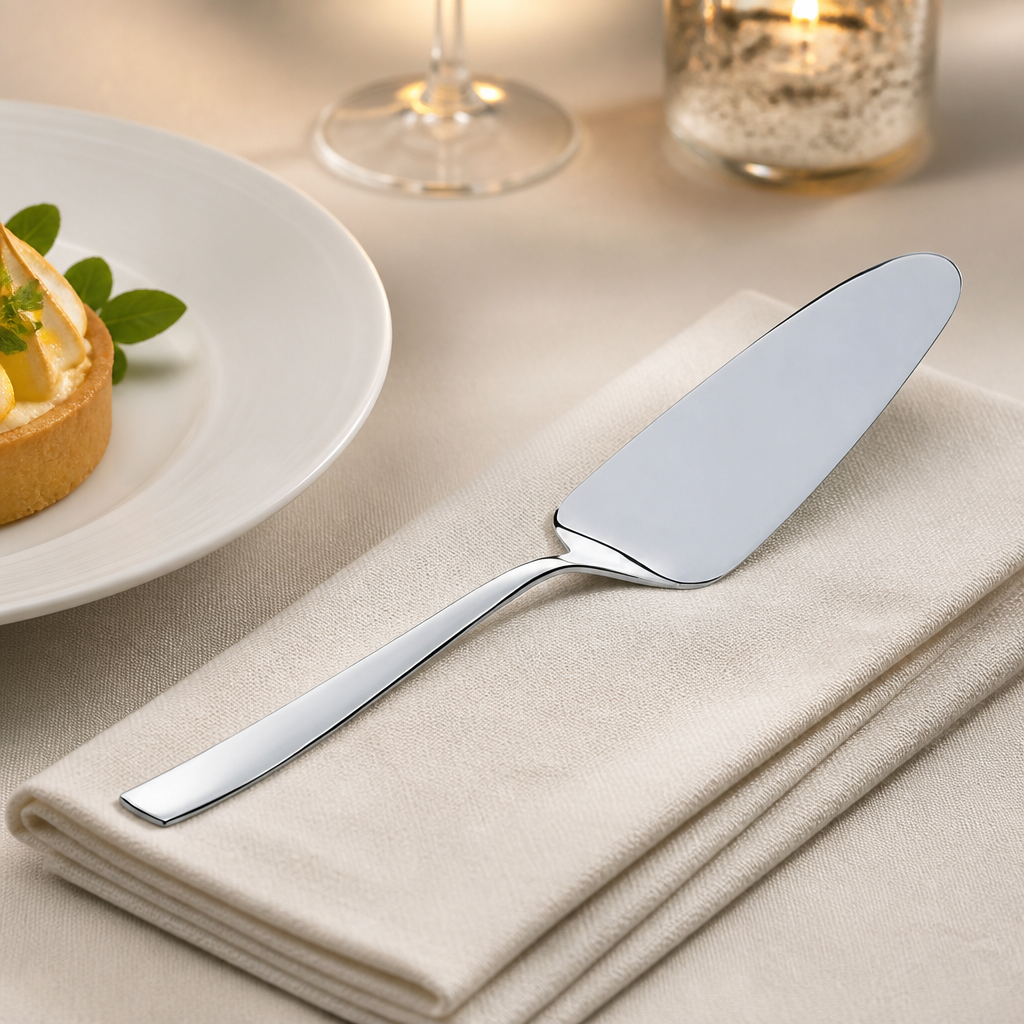 Commercial Cake Tart Slice Set of 12 Stainless Steel 255mm
